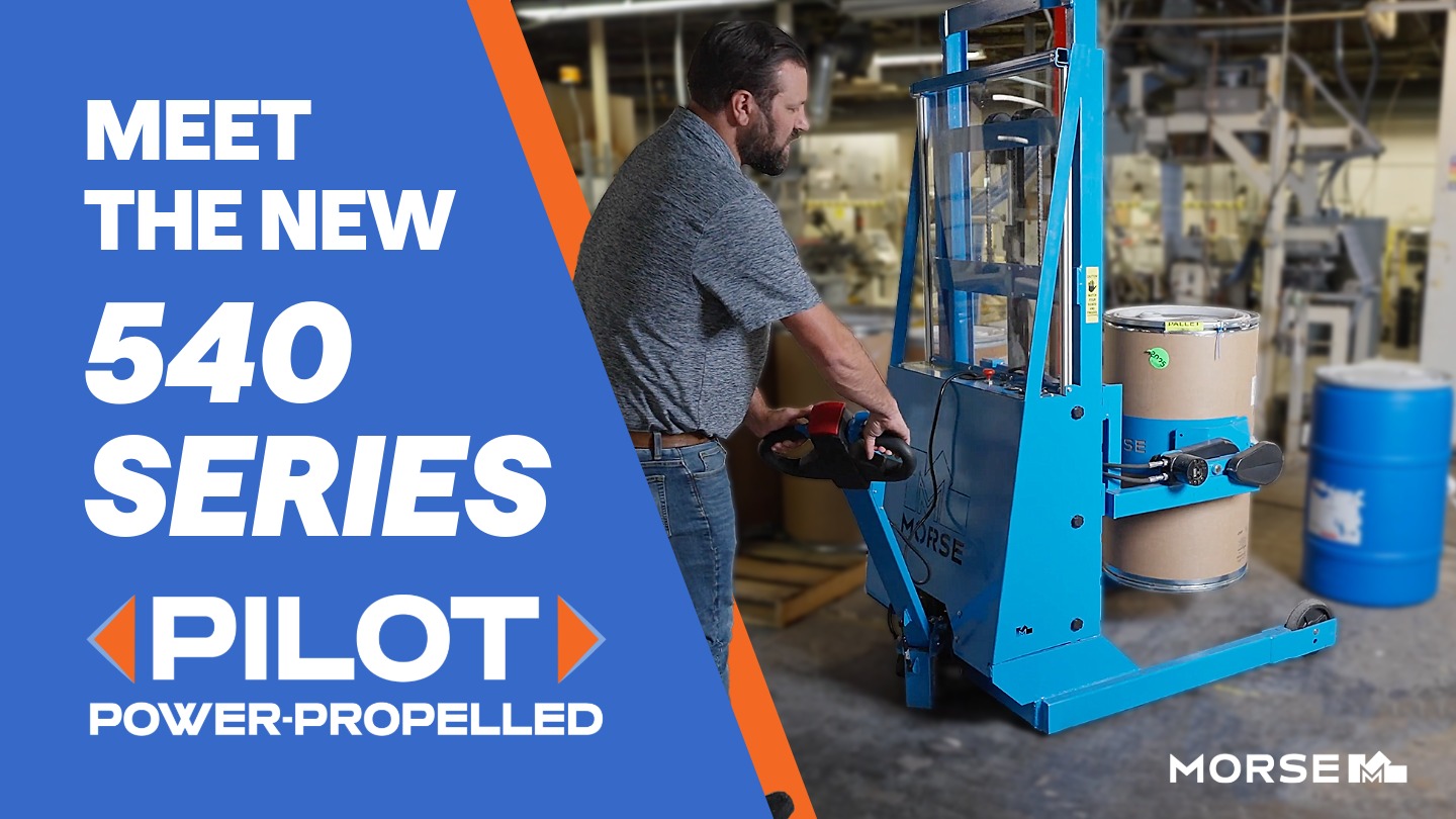 Morse 540 Series Power-Propelled Drum Handler video image
