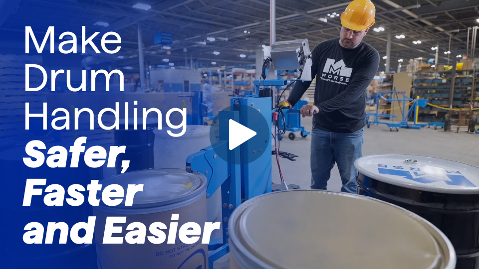Safer & Easier Drum Handling with Palletizers