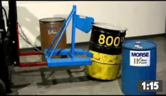 286-1 Forklift Drum Handler video thumbnail image