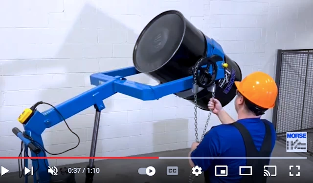 400A-72-125 Drum Lifter and Tilter video thumbnail image
