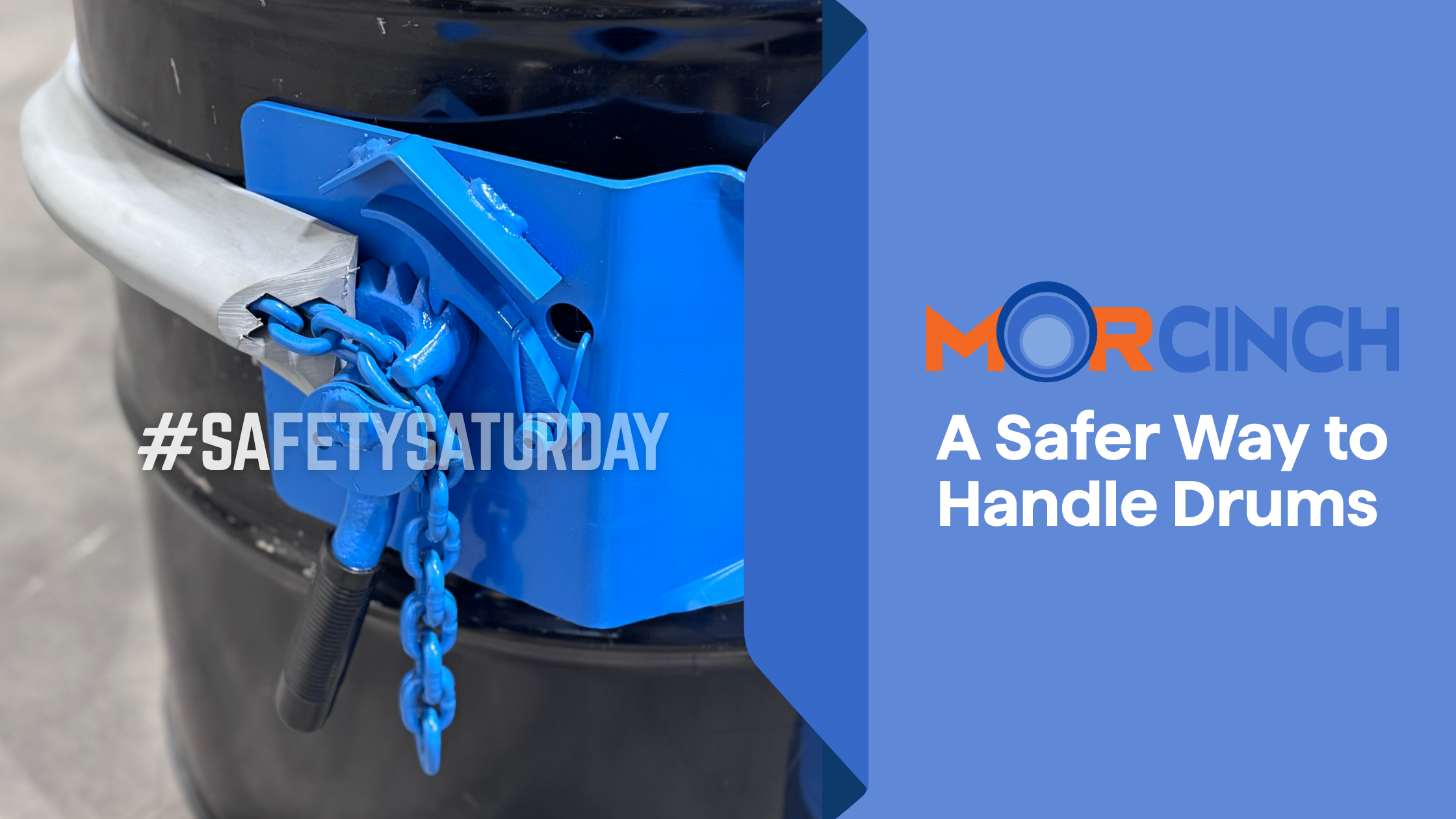 The MORCinch™: A Safer Way to Handle Drums | Morse Manufacturing