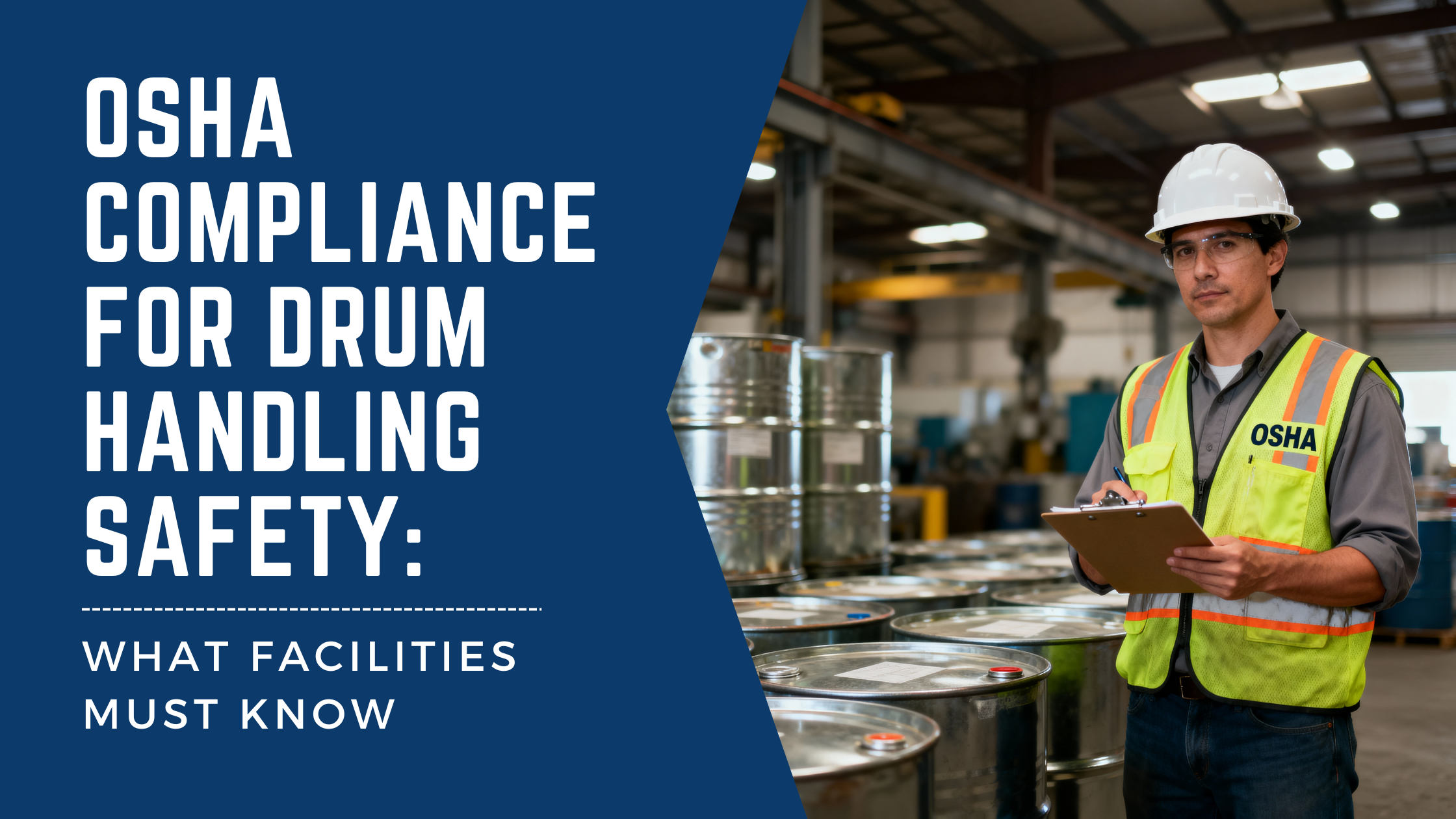 OSHA Compliance for Drum Handling Safety: What Facilities Must Know | Morse Manufacturing