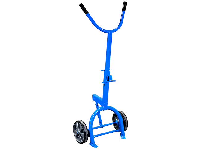 More two-wheel drum truck for tight spaces, drum handling equipment