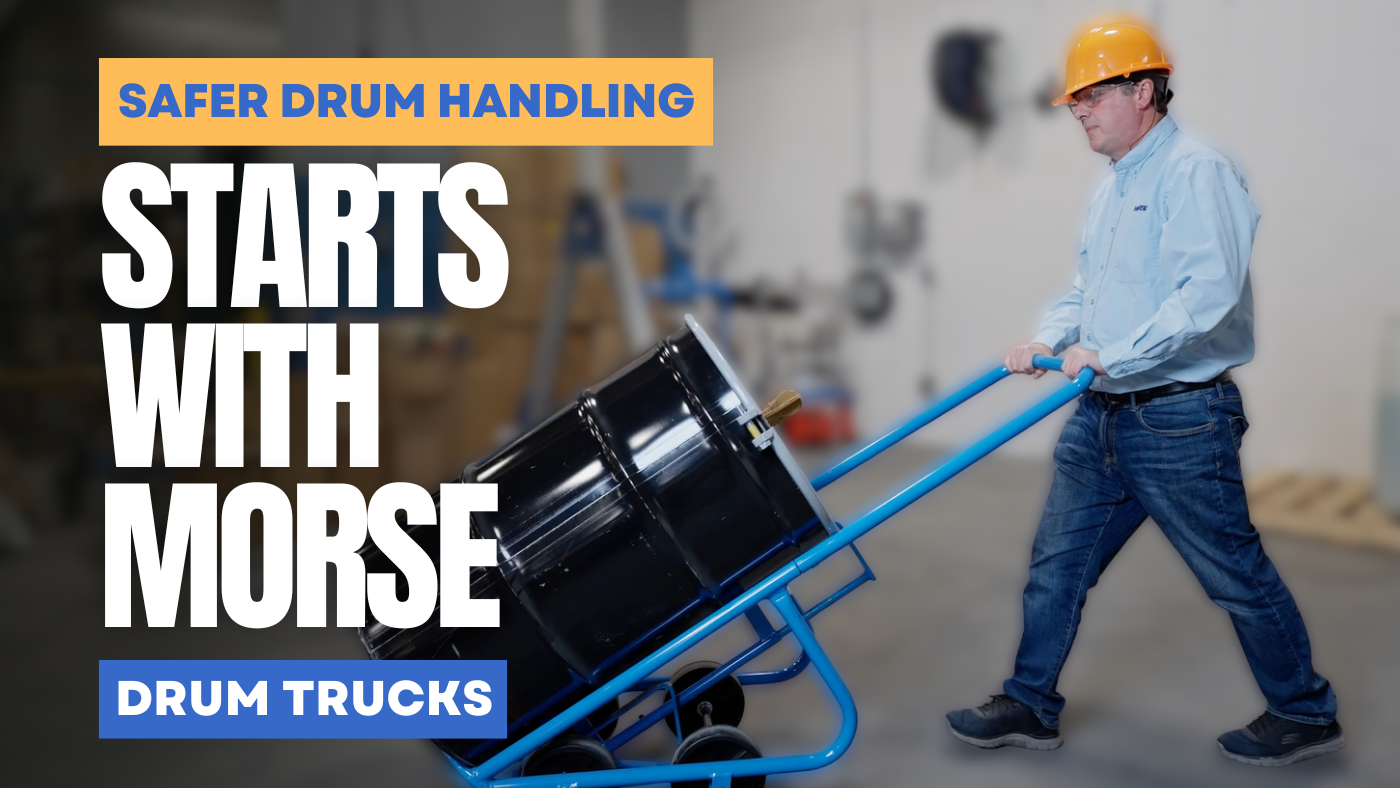 Safer Drum Handling Starts with Morse Drum Trucks | Morse Drum | Morse Manufacturing