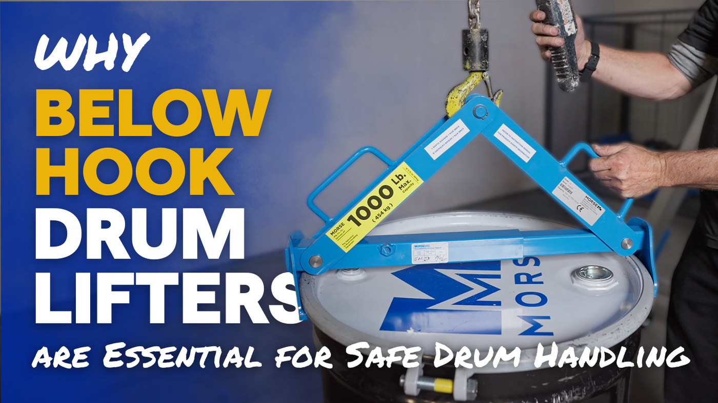 Why Below-Hook Drum Lifters Are Essential for Safe Drum Handling | Morse Manufacturing