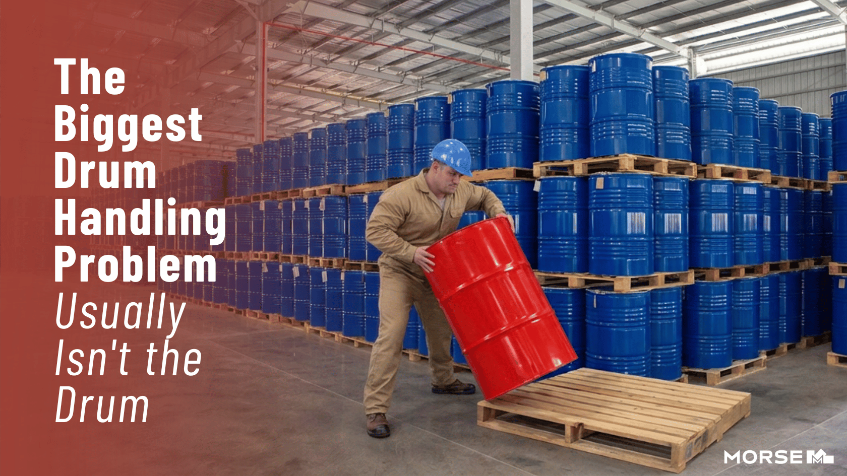 The Biggest Drum Handling Problem Usually Isn't the Drum | The Hidden Costs of Drum Handling | Morse Manufacturing